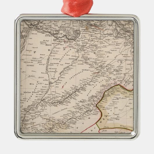 India, Pakistan Metalen Ornament (Voorkant)