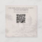 India Passport Wedding QR Informatiekaartje (Voorkant)