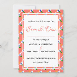 INDIA Patriotische Trouwdag Speciale Viering Koraa Save The Date