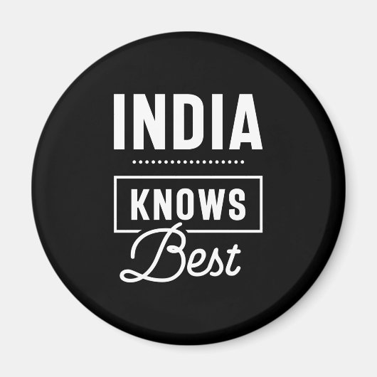 India Persoonlijke naam Birthday Gift Magneet (Voorkant)