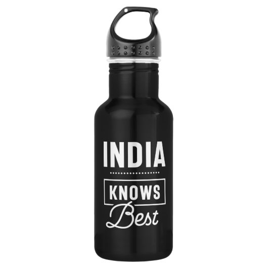 India Persoonlijke naam Birthday Gift Waterfles (Voorkant)