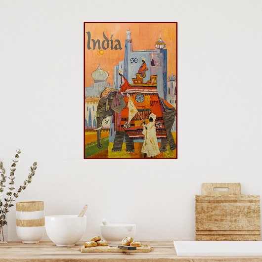 India Poster (Keuken)