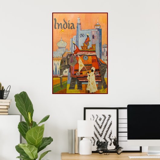 India Poster (Thuiskantoor)