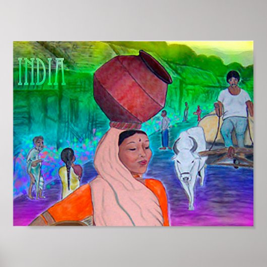 India Poster (Voorkant)