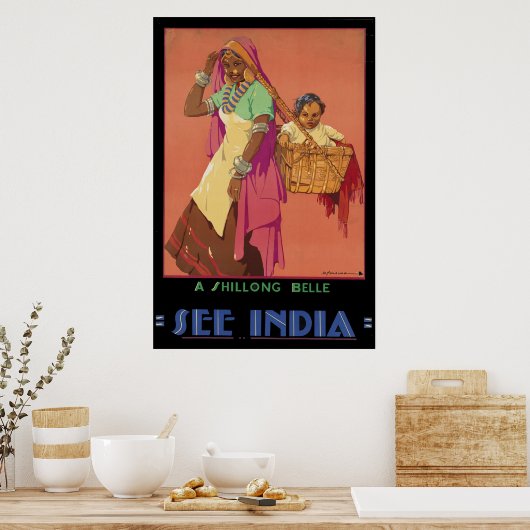 India Poster (Keuken)