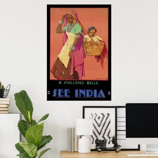 India Poster (Thuiskantoor)