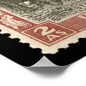  India Poster voor postzegelreizen (Hoek)