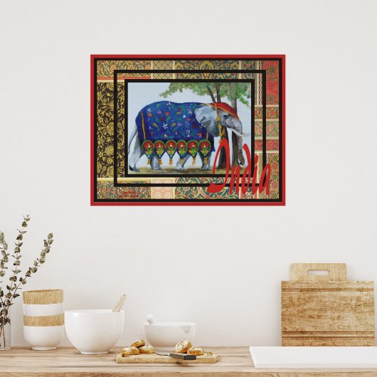 India Print #2, (Keuken)