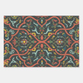 India print patroon inpakpapier vel (Voorkant)