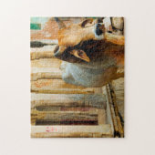 India Rajastan Sacred Koe Legpuzzel (Verticaal)