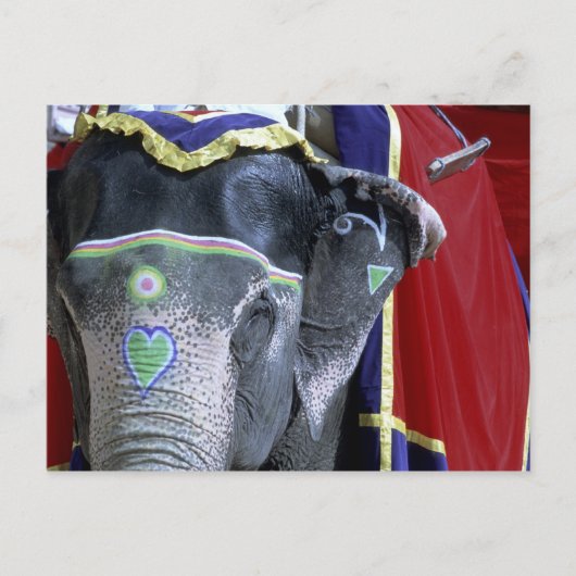 India, Rajasthan, Jaipur. Amber Fort Briefkaart (Voorkant)