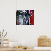 India, Rajasthan, Jaipur. Amber Fort. Poster (Keuken)