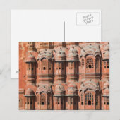 INDIA, Rajasthan, Jaipur: Hawa Mahal (Paleis van Briefkaart (Voorkant / Achterkant)