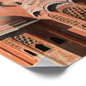 INDIA, Rajasthan, Jaipur: Hawa Mahal (Paleis van Poster (Hoek)