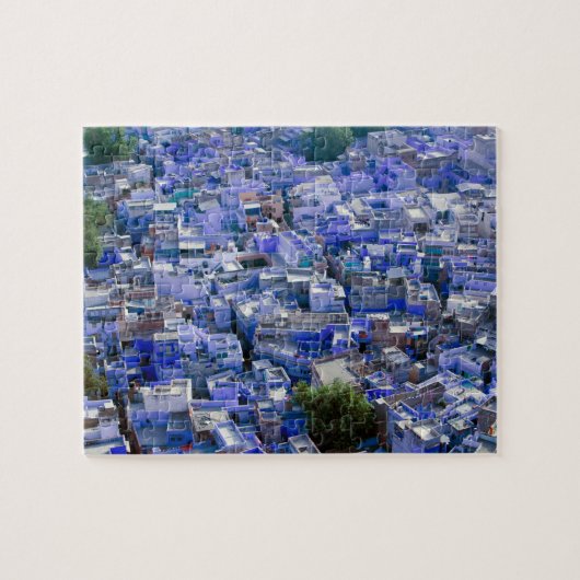 INDIA, Rajasthan, Jodhpur: Blauwe stad Jodhpur Legpuzzel (Horizontaal)