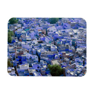 INDIA, Rajasthan, Jodhpur: Blauwe stad Jodhpur Magneet