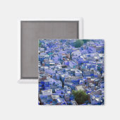 INDIA, Rajasthan, Jodhpur: Blue City of Jodhpur Magneet (Voorkant / Achterkant)