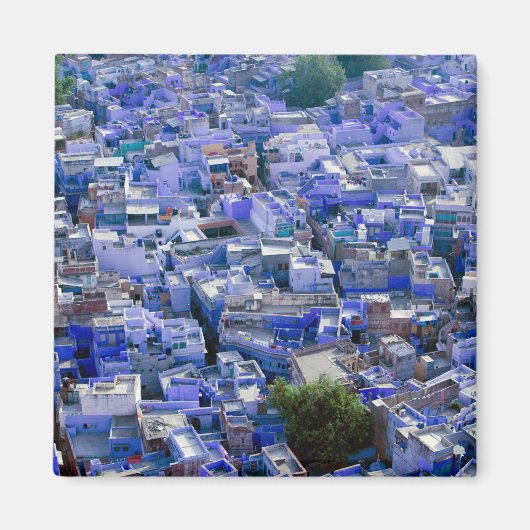 INDIA, Rajasthan, Jodhpur: Blue City of Jodhpur Magneet (Voorkant)
