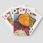 India, Rajasthan, Pipar Pokerkaarten (Achterkant)