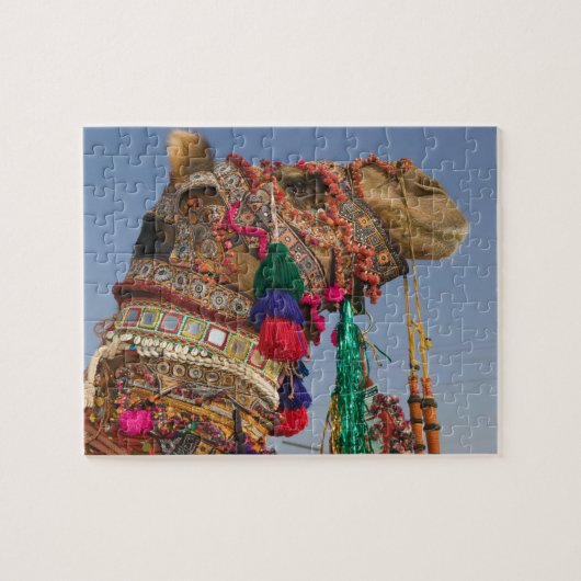 INDIA, Rajasthan, Pushkar: PUSHKAR KAMEELMARKT, Legpuzzel (Horizontaal)