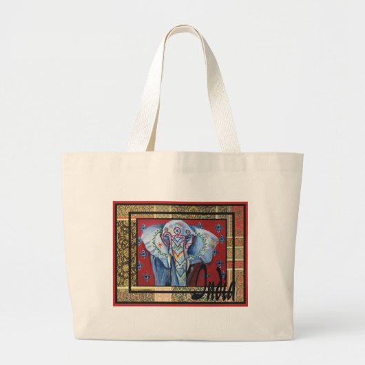 India reeks #2 grote tote bag (Voorkant)
