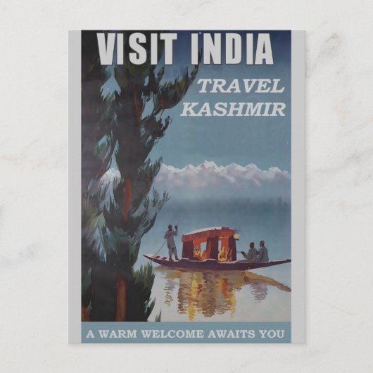 India Reis Briefkaart (Voorkant)