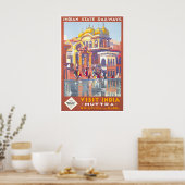India Reis Kunstposter Muttra Print Roger Broders (Keuken)