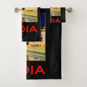 India reisposter indiase  kunst bad handdoek (Insitu)