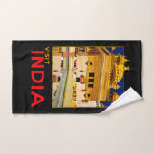 India reisposter indiase  kunst bad handdoek (Handdoek)