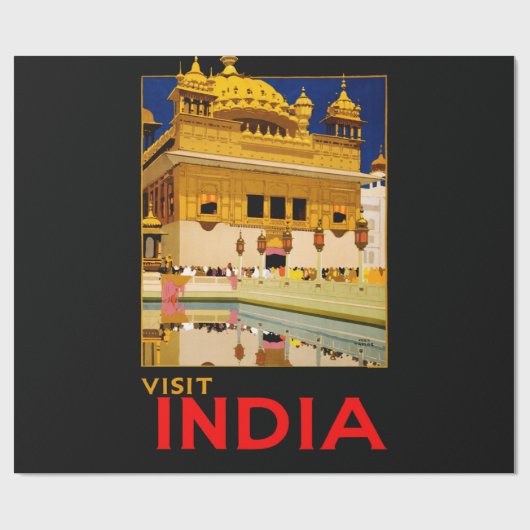 India reisposter indiase  kunst cadeaupapier (Vlak)