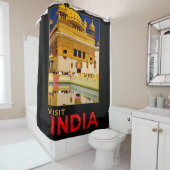 India reisposter indiase  kunst douchegordijn (In situ)
