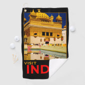 India reisposter indiase kunst golfhanddoek (Insitu)