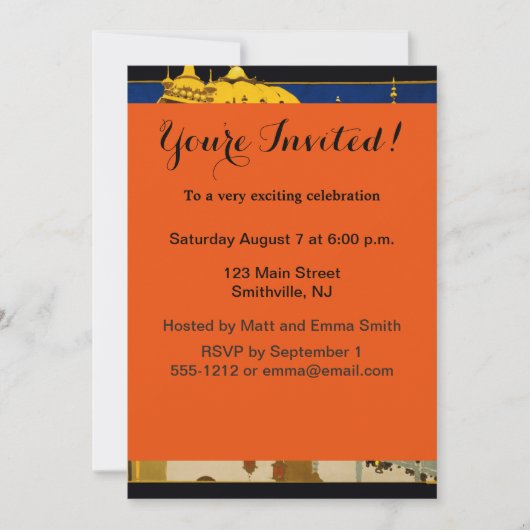 India reisposter indiase kunst kaart (Voorkant)