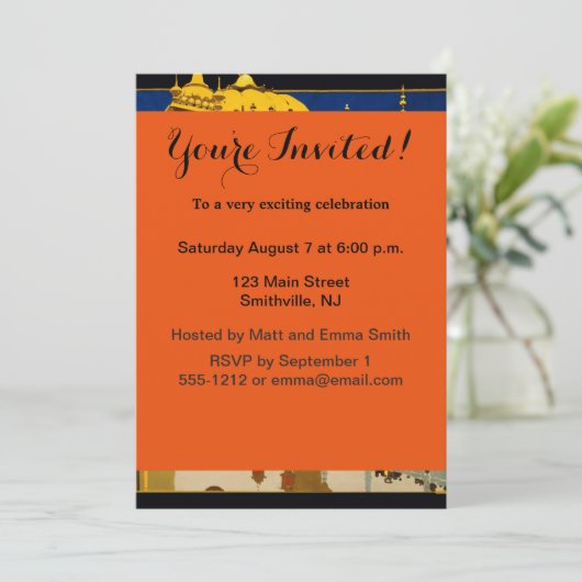 India reisposter indiase  kunst kaart (Staand voorkant)