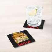 India reisposter indiase kunst kartonnen onderzetters (Insitu)