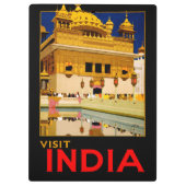 India reisposter indiase kunst klembord (Achterkant)