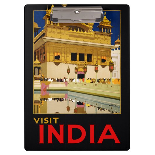 India reisposter indiase kunst klembord (Voorkant)