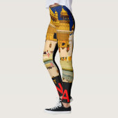 India reisposter indiase  kunst leggings (Links)