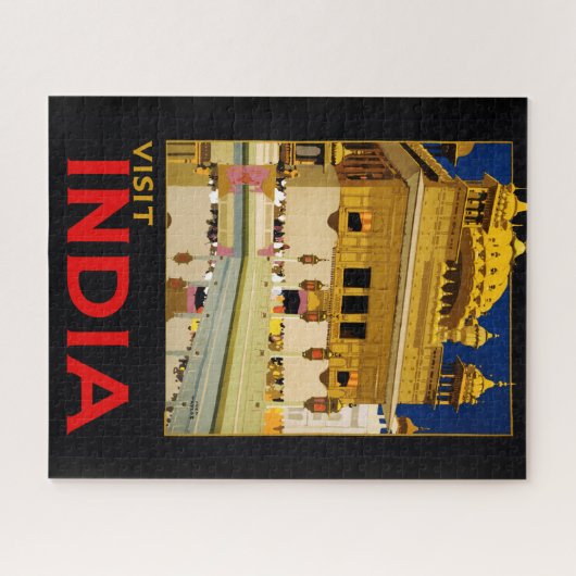 India reisposter indiase  kunst legpuzzel (Horizontaal)