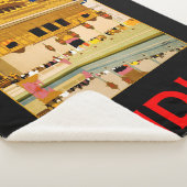 India reisposter indiase  kunst sherpa deken (3/4)