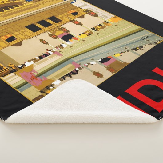 India reisposter indiase  kunst sherpa deken (3/4)