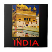 India reisposter indiase kunst tegeltje (Voorkant)