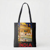 India reisposter indiase  kunst tote bag (Voorkant)