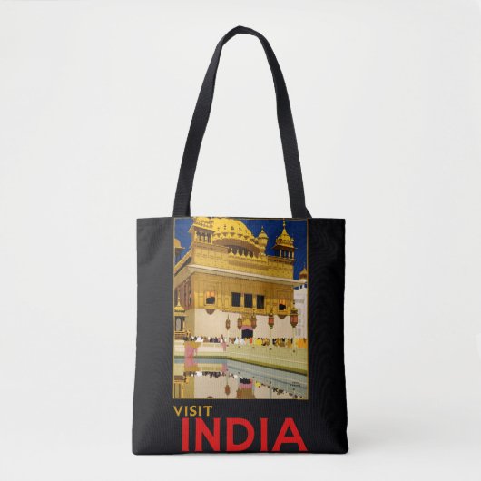 India reisposter indiase  kunst tote bag (Voorkant)