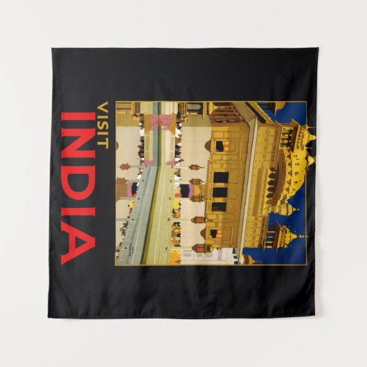 India reisposter indiase kunst wandkleed (Voorkant (horizontaal))