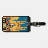 India Reizen Poster Aangepast bagagelabel (Voorkant horizontaal)