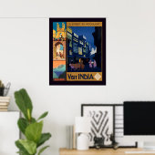 India Reizen Poster Collage poster (Thuiskantoor)