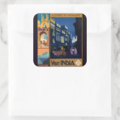 India Reizen Poster Collage stickers (Tas)