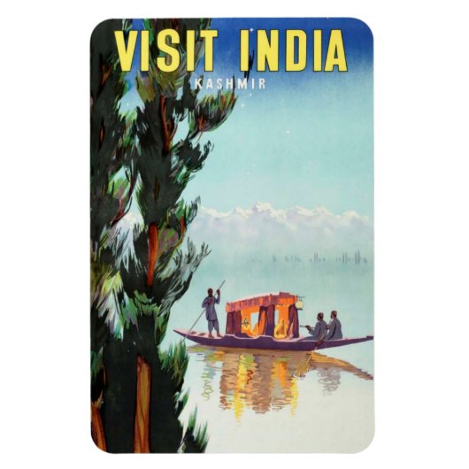 India Reizen Poster Magneet (Verticaal)