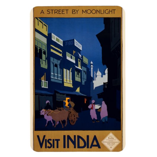 India Reizen Poster Magneet (Verticaal)